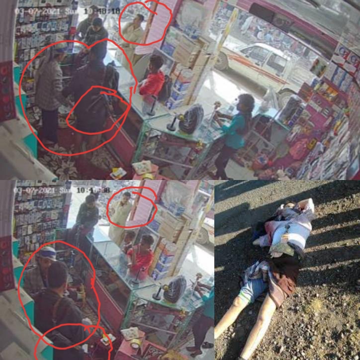 شاهد .. مسلح حوثي يعتدي على صاحب محل تجاري في مدينة القاعدة والأمن الوقائي يضغط على المواطن التنازل عن الشكوى .